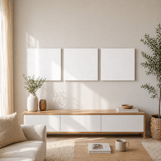 Quadratische Leinwand