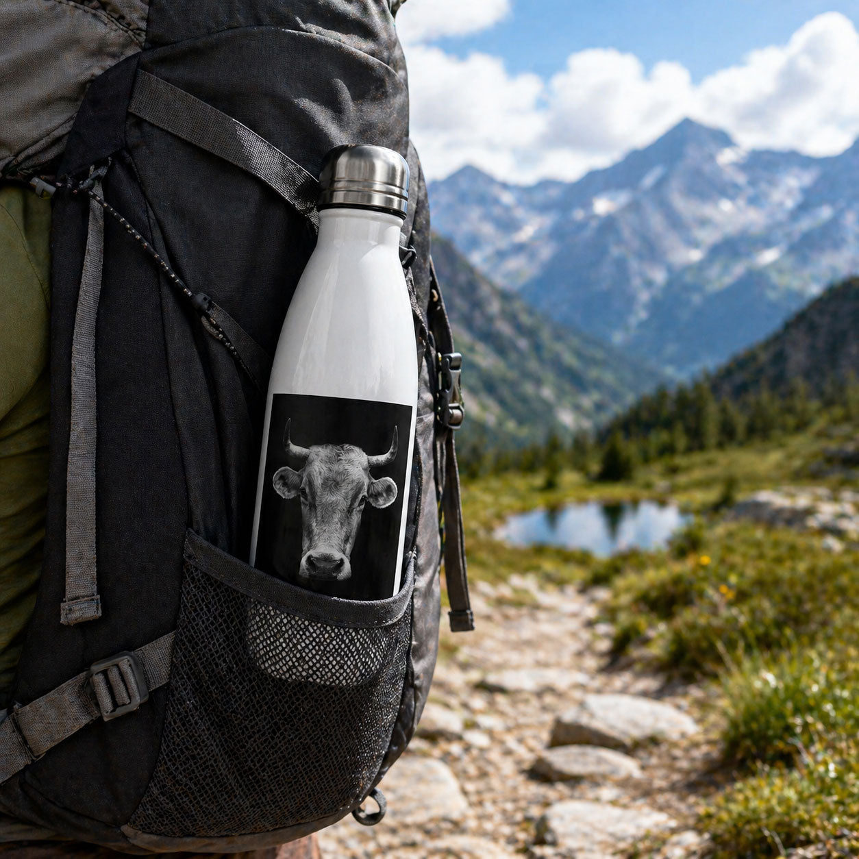 Thermoflasche mit individuellem Motiv